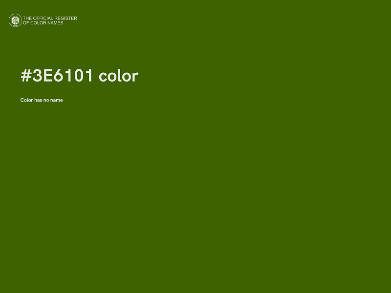#3E6101 color image