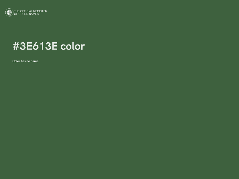 #3E613E color image