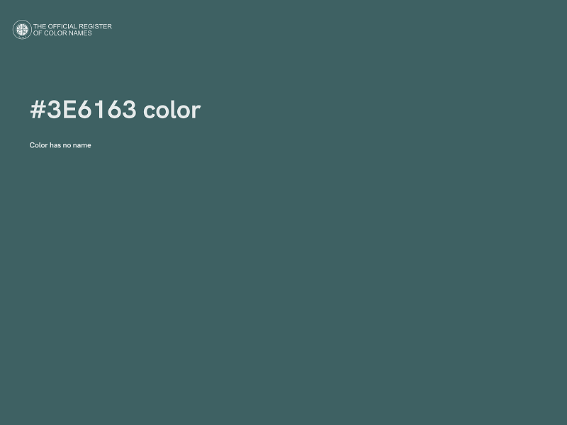 #3E6163 color image