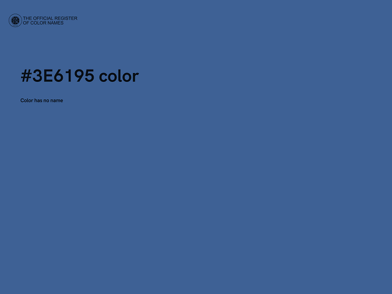 #3E6195 color image