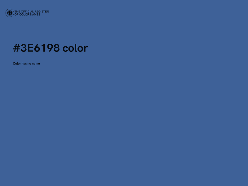 #3E6198 color image