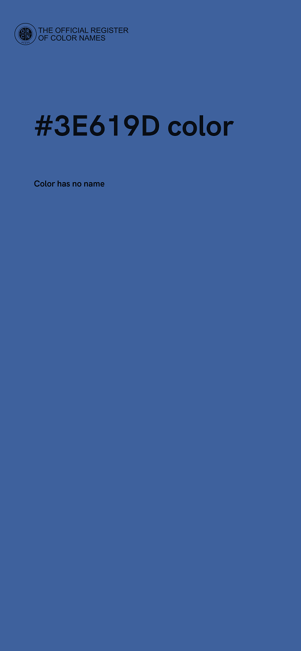 #3E619D color image