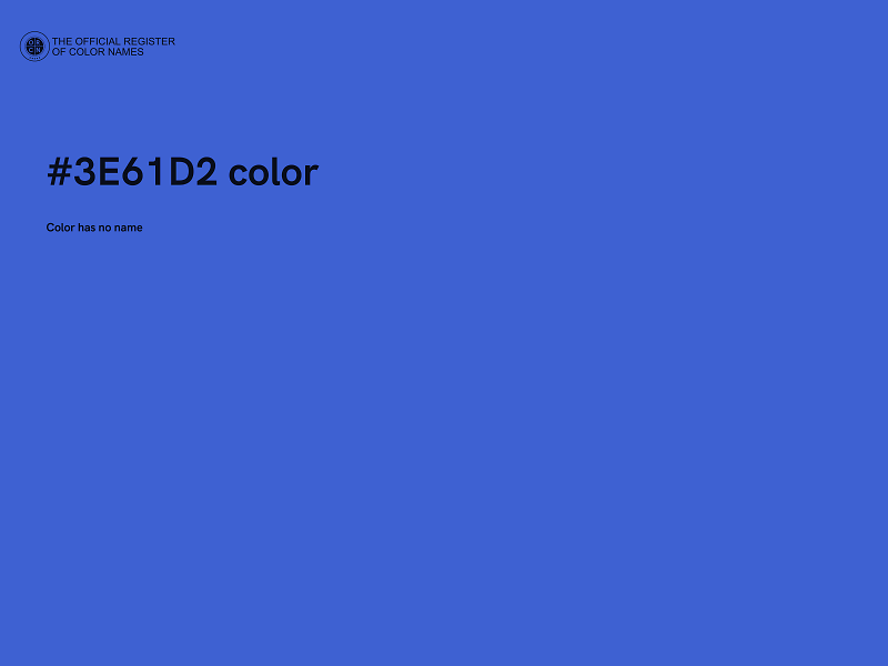 #3E61D2 color image