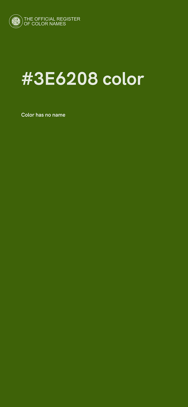 #3E6208 color image