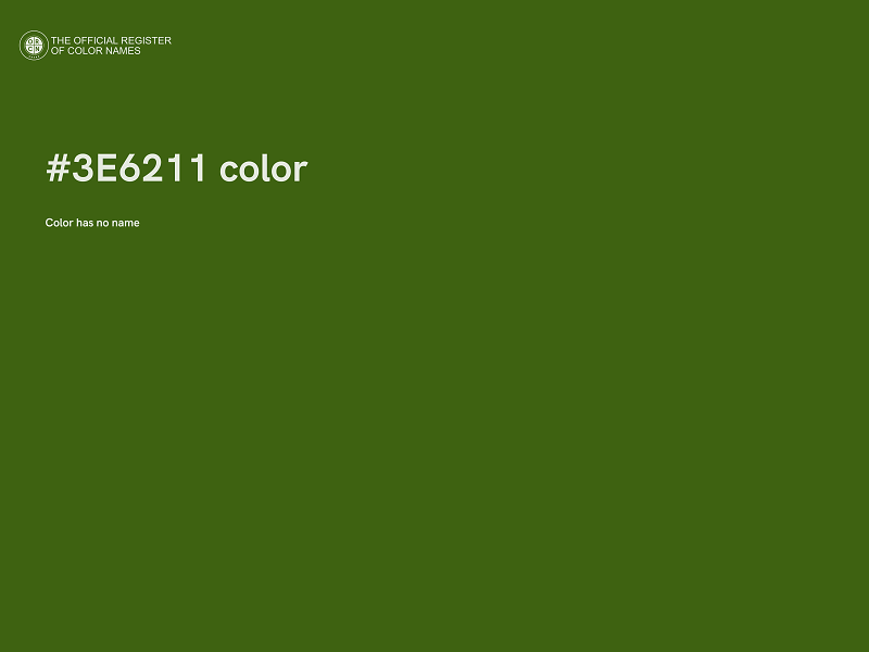 #3E6211 color image