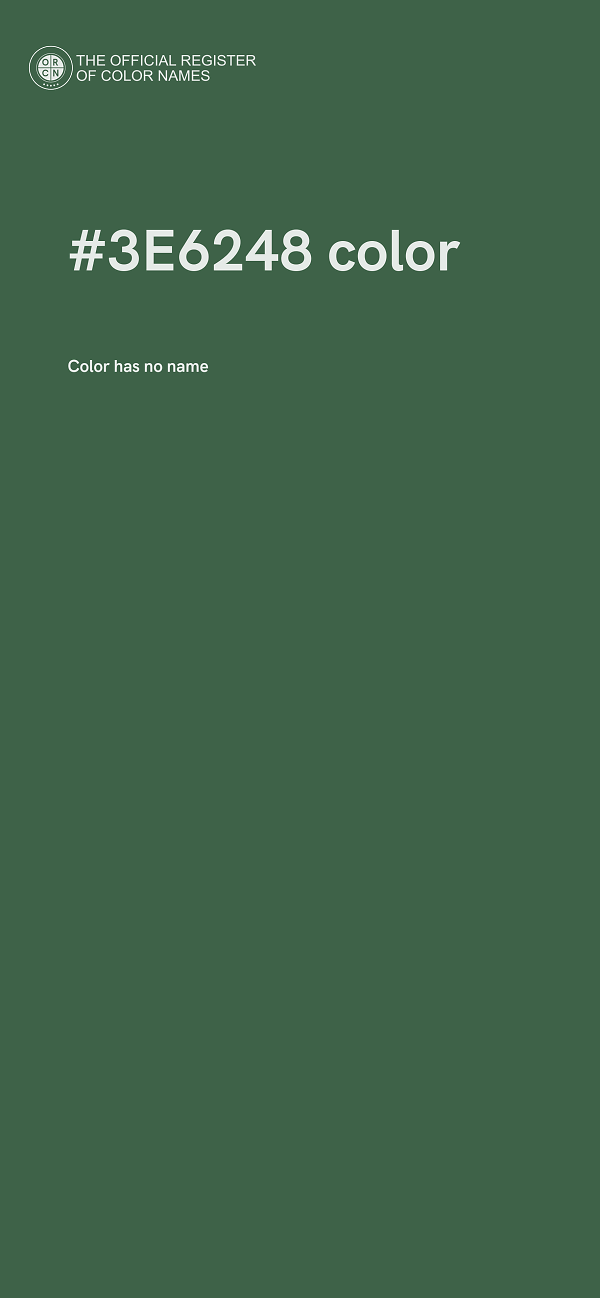 #3E6248 color image