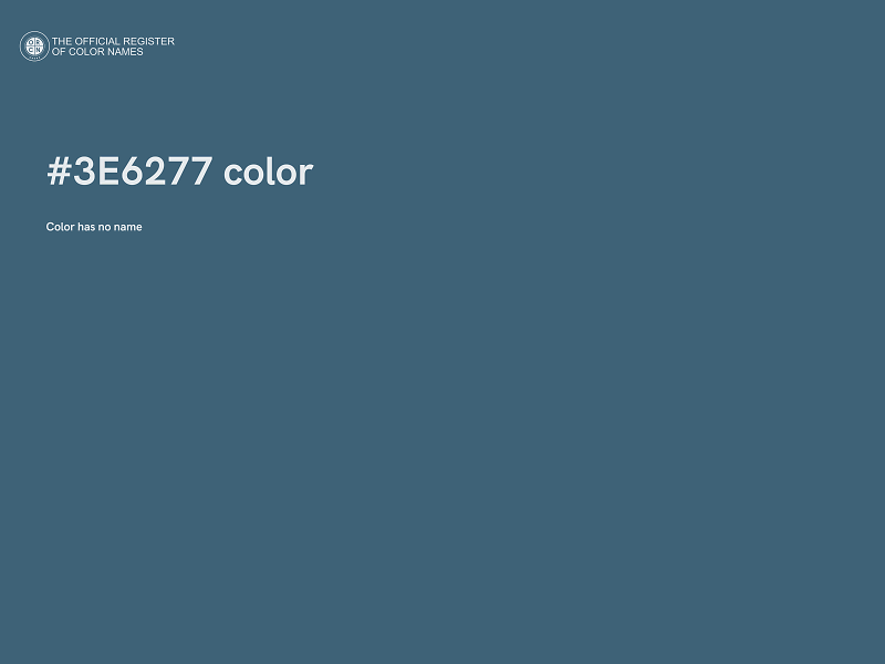 #3E6277 color image