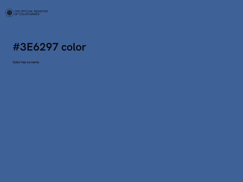 #3E6297 color image