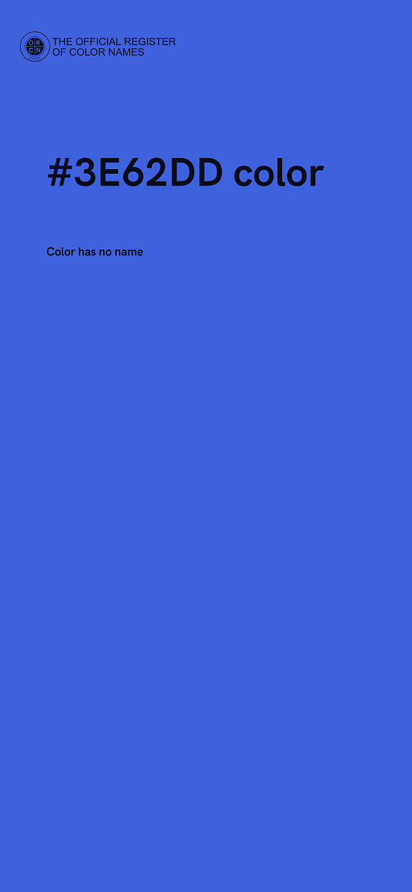 #3E62DD color image