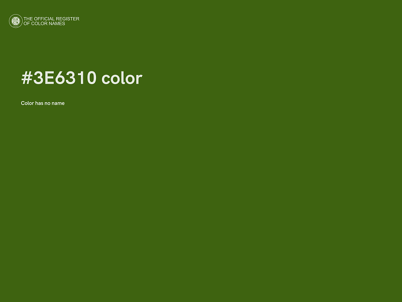 #3E6310 color image