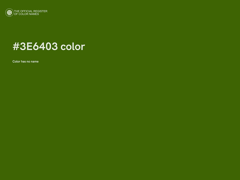 #3E6403 color image