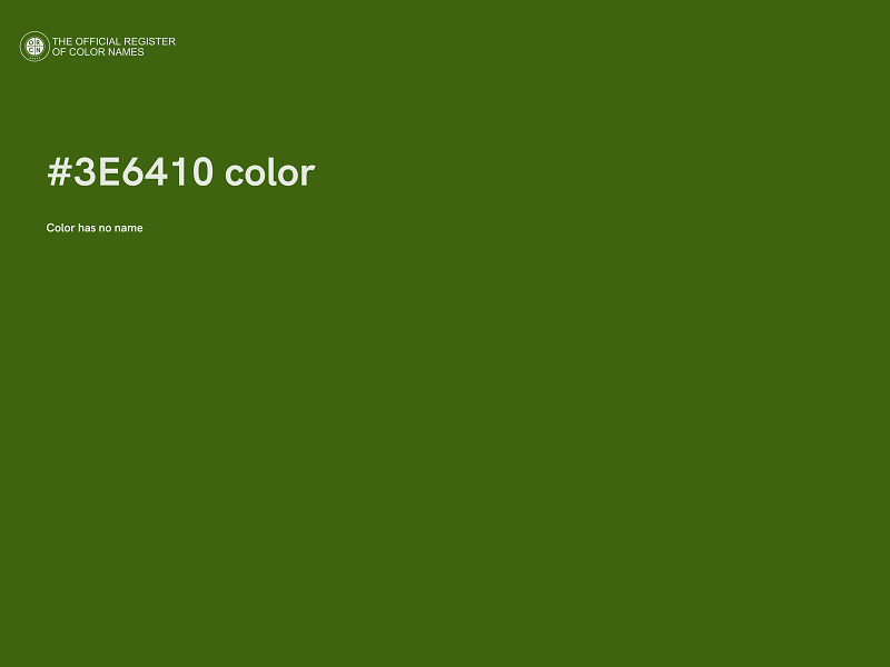 #3E6410 color image