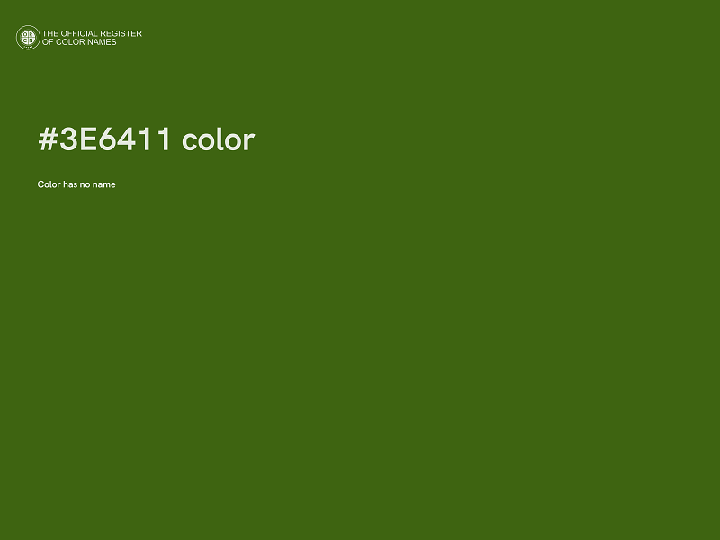 #3E6411 color image