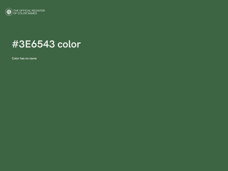 #3E6543 color image
