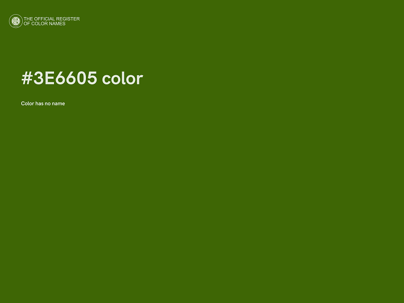 #3E6605 color image