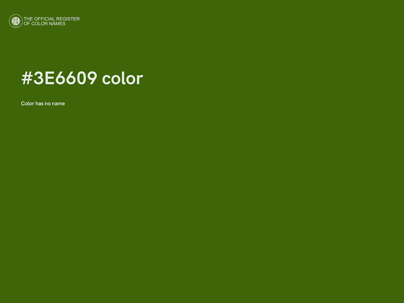 #3E6609 color image