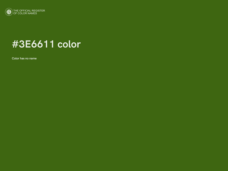 #3E6611 color image