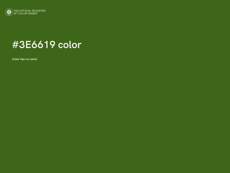 #3E6619 color image