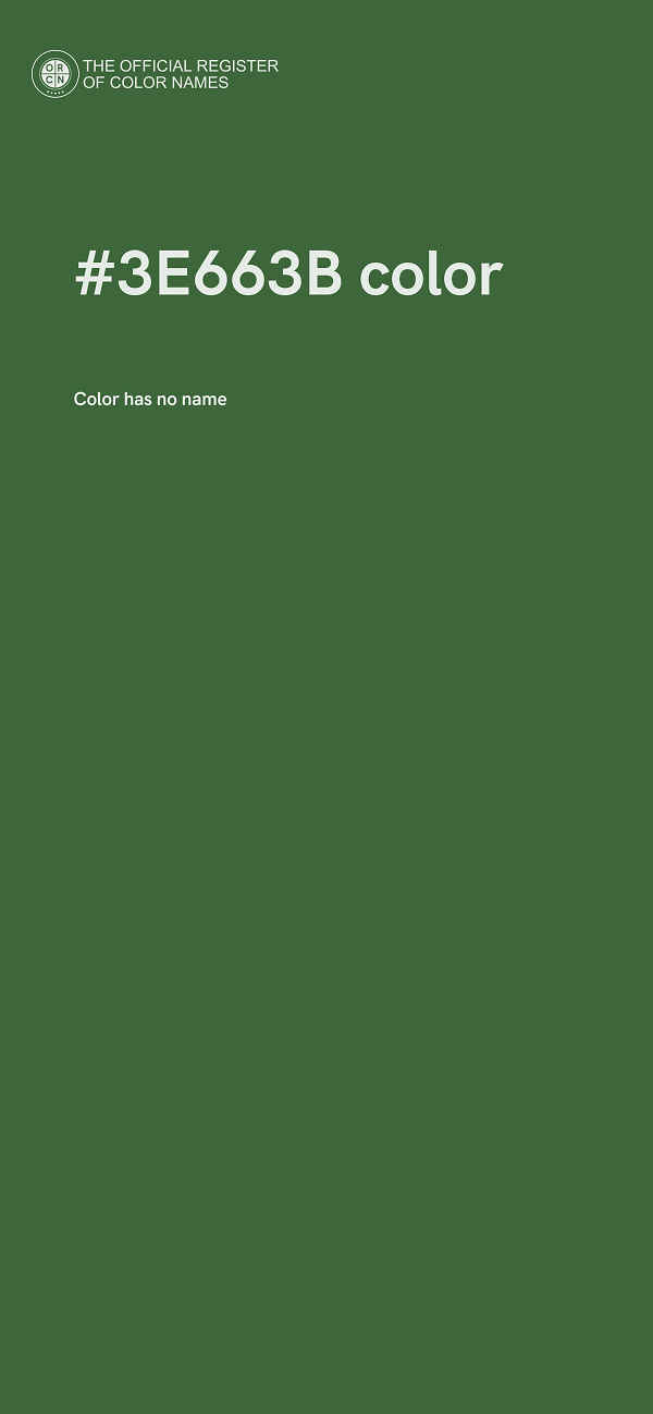 #3E663B color image