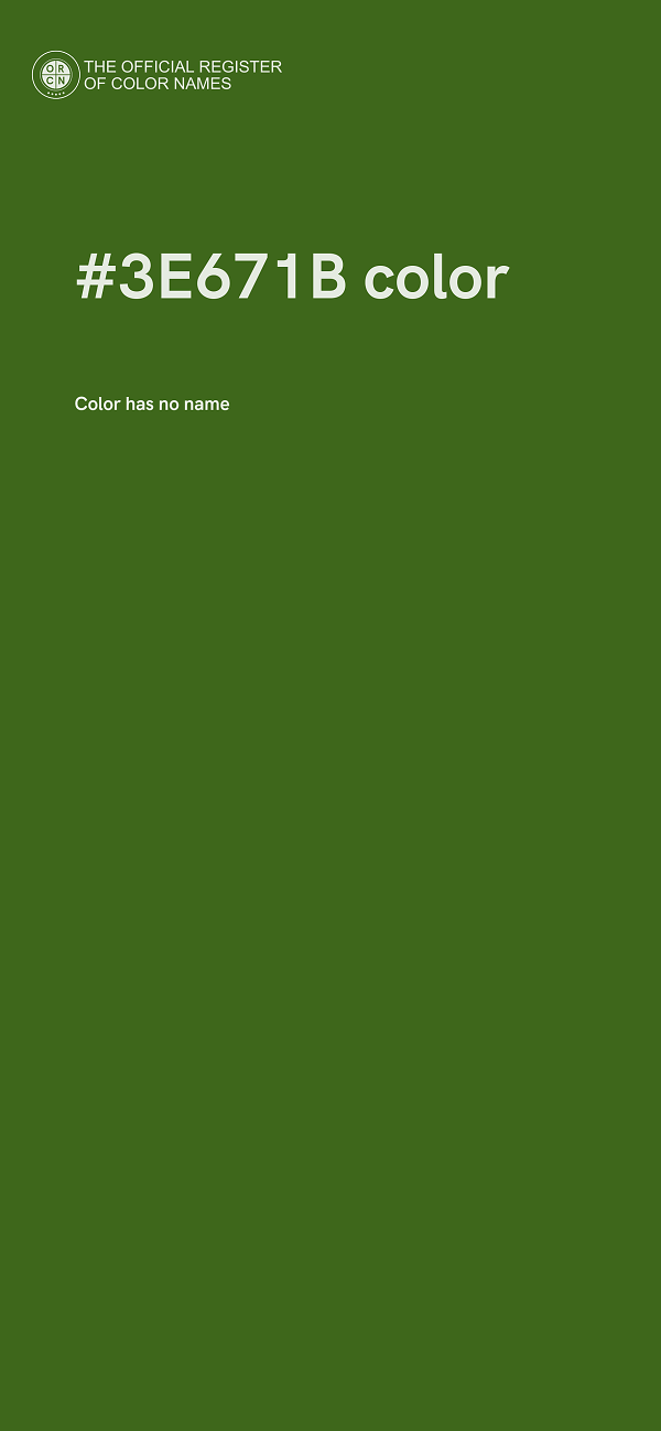 #3E671B color image
