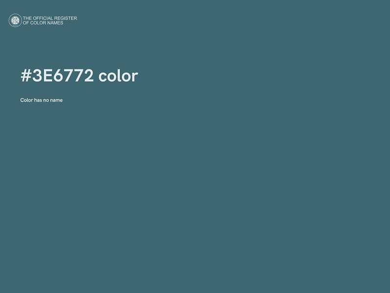 #3E6772 color image