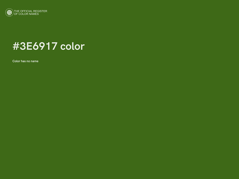 #3E6917 color image
