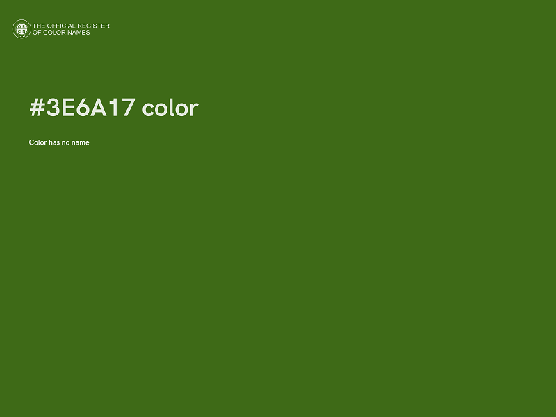 #3E6A17 color image