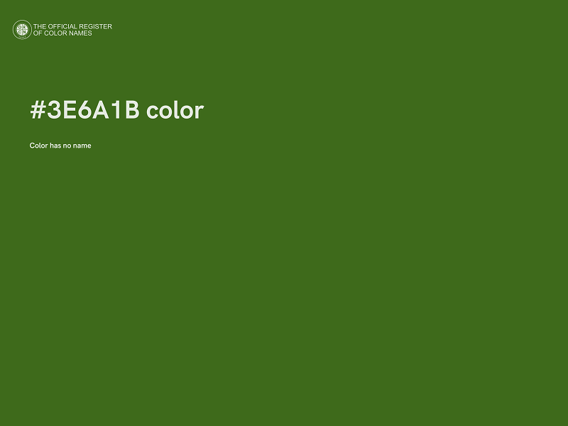 #3E6A1B color image