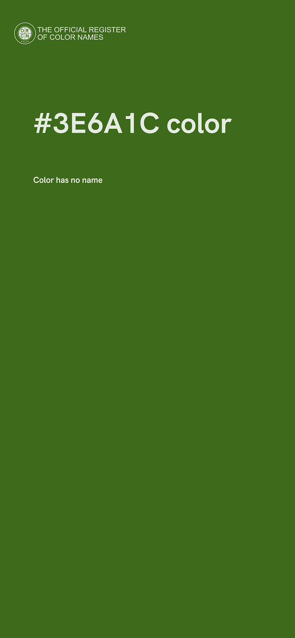 #3E6A1C color image