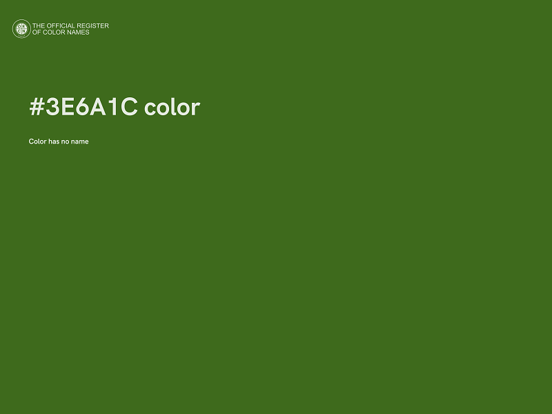 #3E6A1C color image