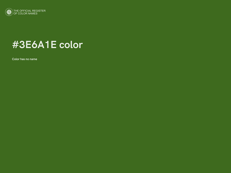 #3E6A1E color image