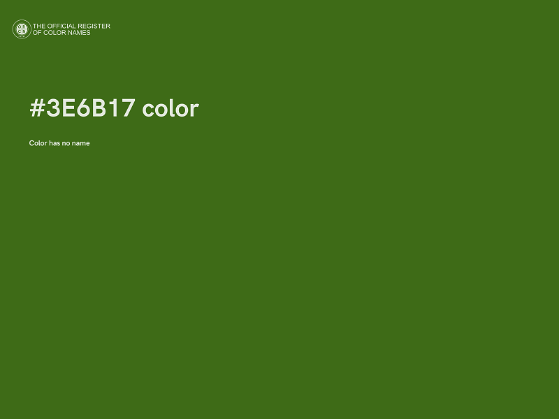 #3E6B17 color image