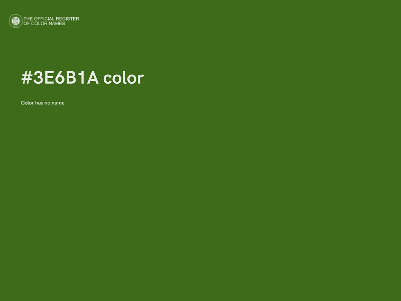 #3E6B1A color image