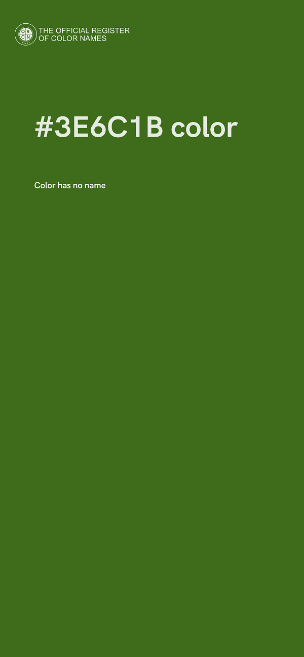 #3E6C1B color image