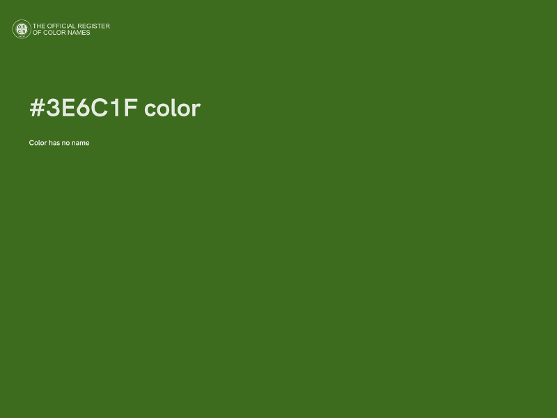 #3E6C1F color image