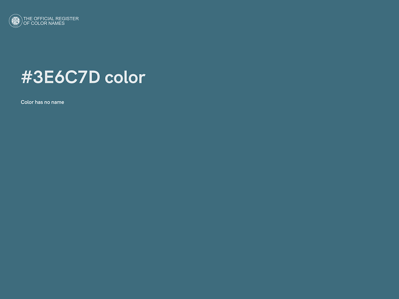 #3E6C7D color image