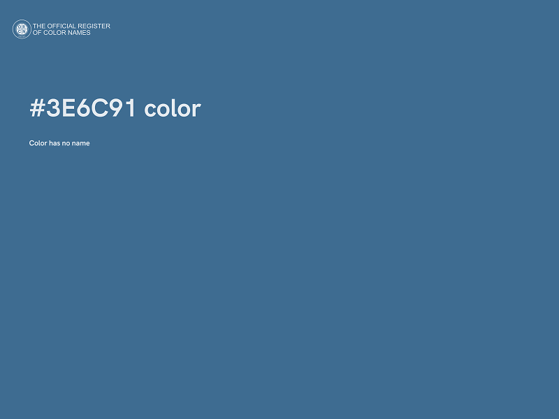 #3E6C91 color image