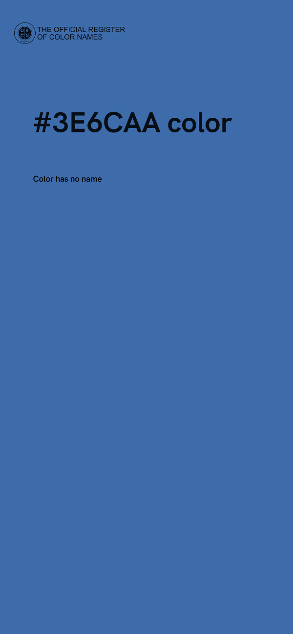 #3E6CAA color image
