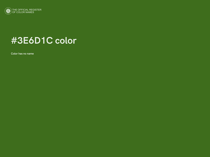 #3E6D1C color image