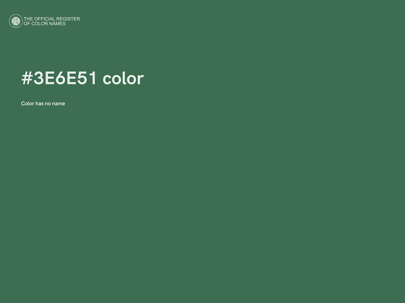 #3E6E51 color image