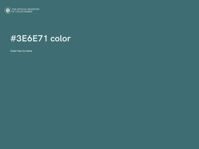 #3E6E71 color image