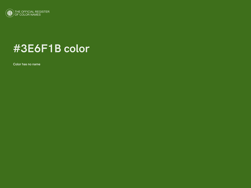 #3E6F1B color image