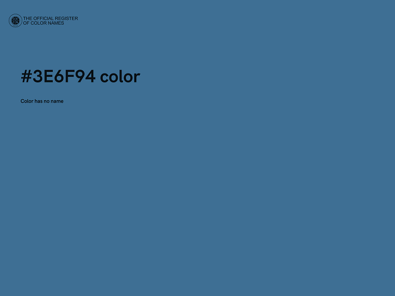 #3E6F94 color image