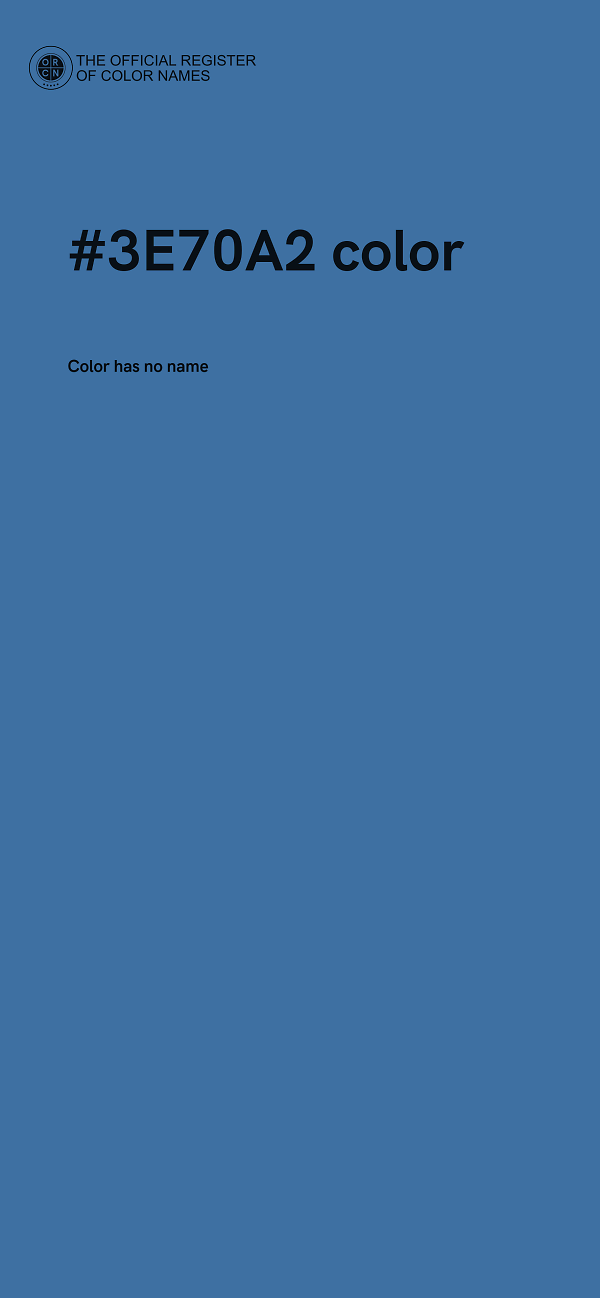 #3E70A2 color image