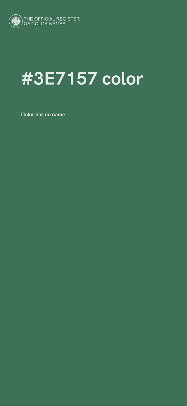 #3E7157 color image