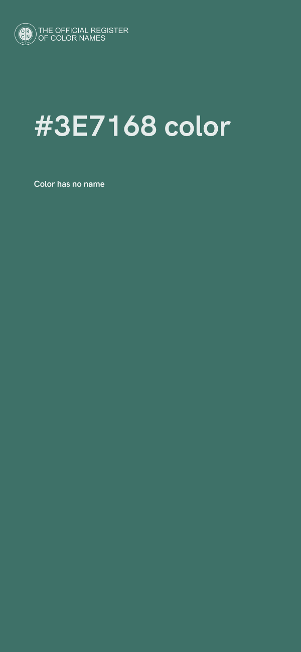 #3E7168 color image