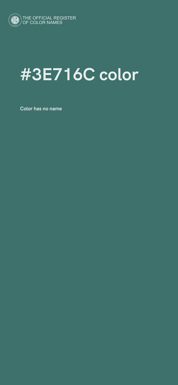 #3E716C color image
