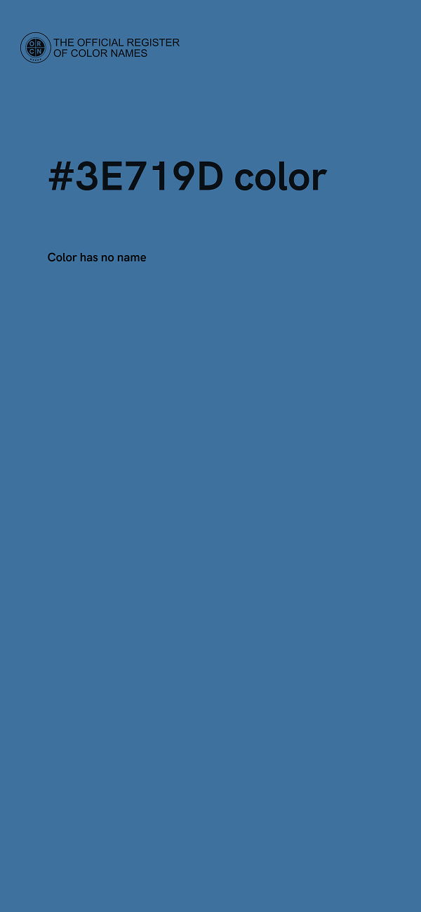 #3E719D color image