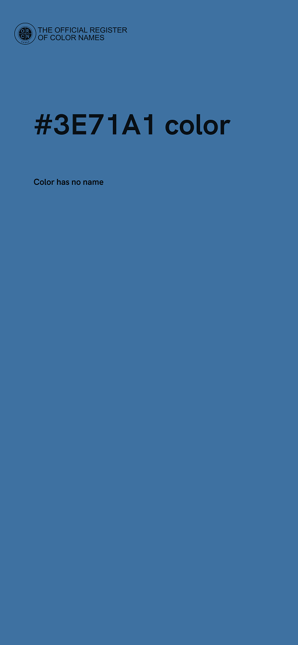 #3E71A1 color image