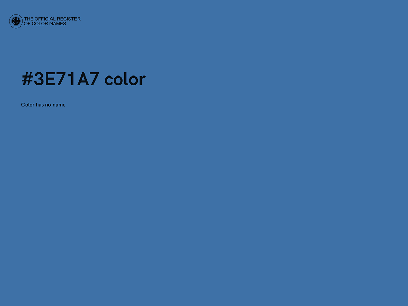 #3E71A7 color image